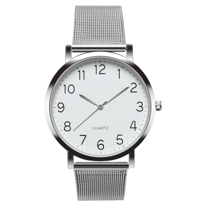 White & Silver Watch