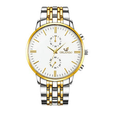 Load image into Gallery viewer, Silver &amp; Gold Watch