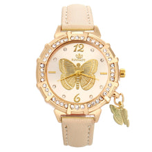 Load image into Gallery viewer, Gold Butterfly Watch