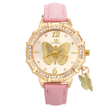 Load image into Gallery viewer, Gold Butterfly Watch