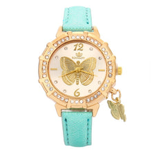 Load image into Gallery viewer, Gold Butterfly Watch